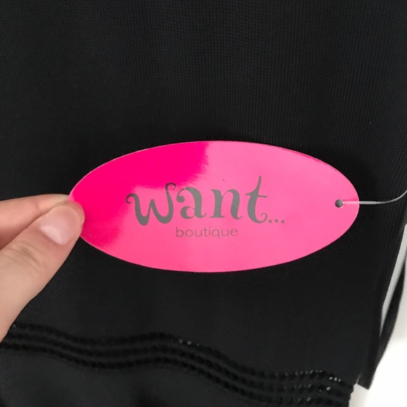 Torn by Ronny Kobo Black Cutout Detail Black Dress - Picture 5 of 10